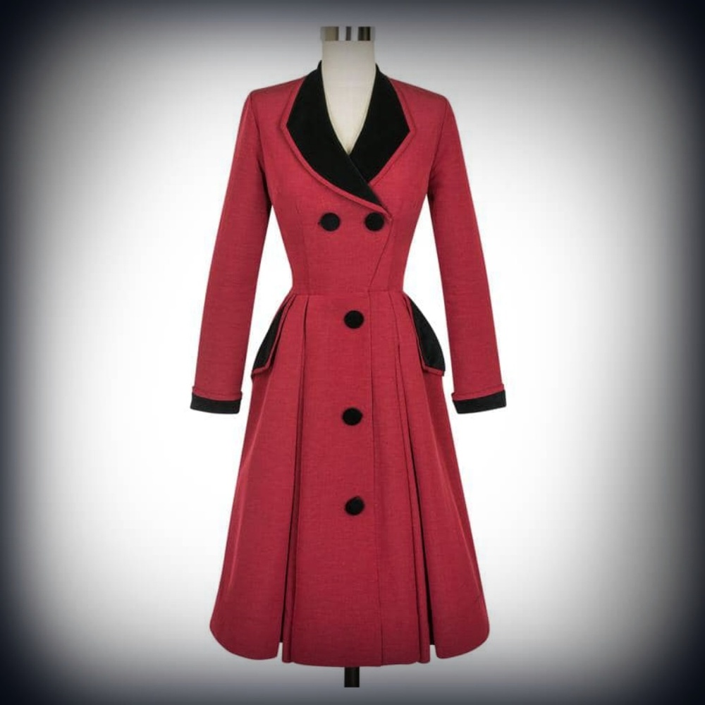 NWT Candice Gwinn Trashy Diva Fontaine Dress Coat